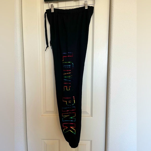 PINK Victoria's Secret Pants - Victoria’s Secret PINK Rainbow Joggers